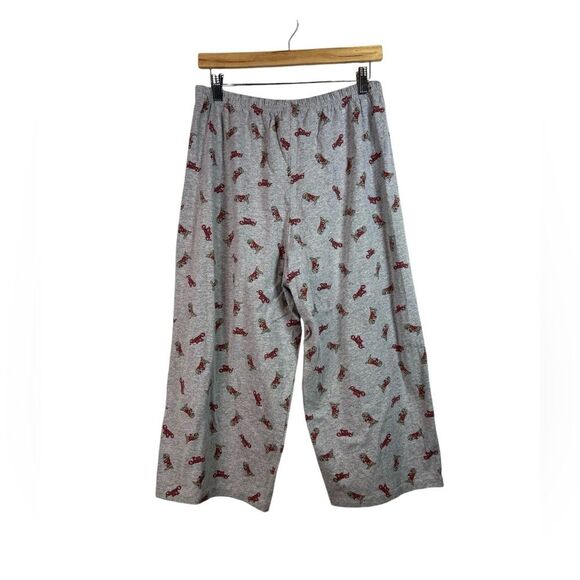 Disney Vintage Grumpy Y2K Gray Loungewear Pajama Capri Pants Size XL - Picture 2 of 10